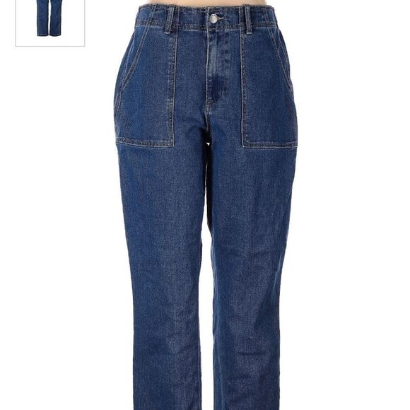 🆕👖Knox Rose Straight Leg High Rise Relaxed Elastic Jeans - Picture 3 of 5